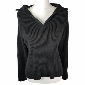 Old navy pull over black sweater L